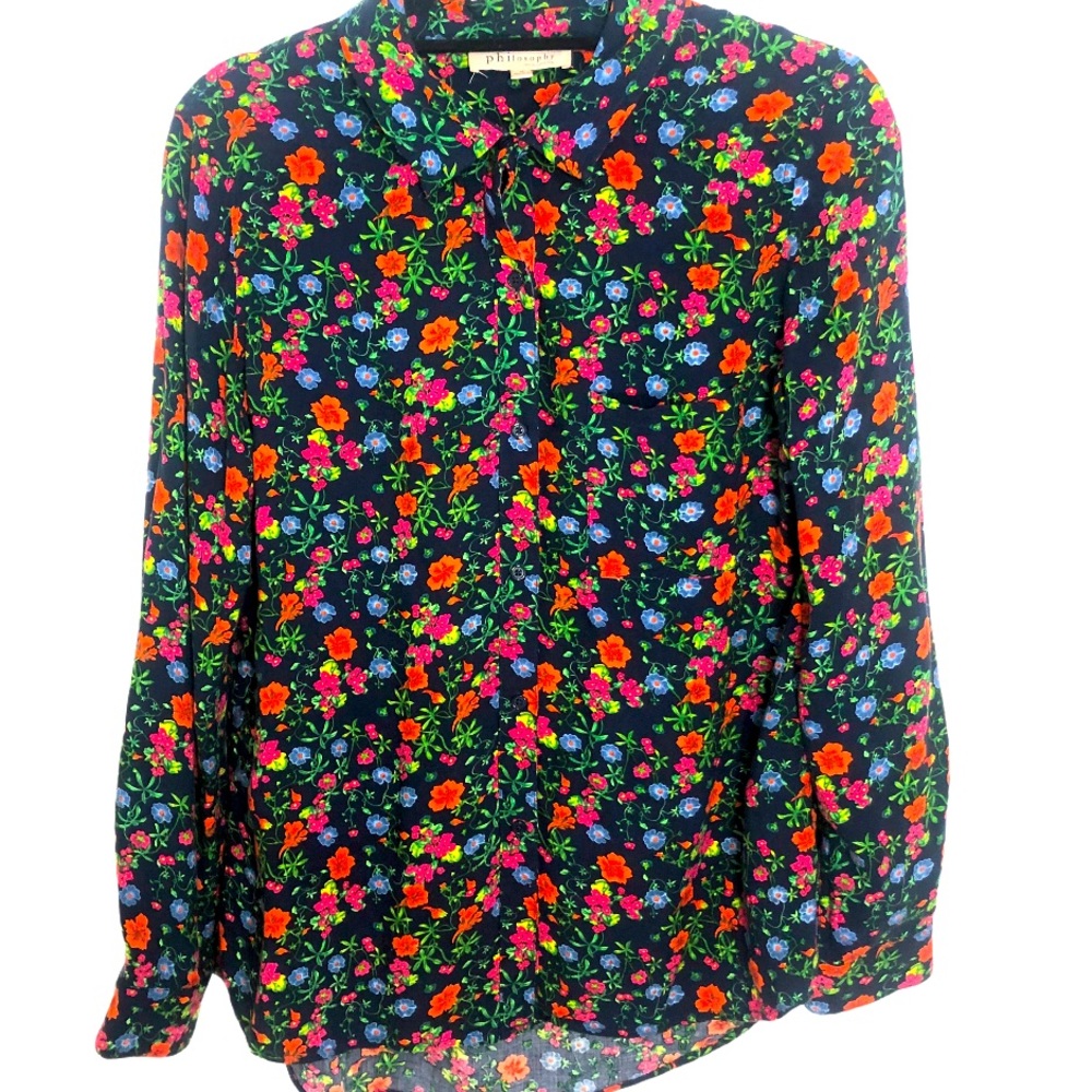 Philosophy Floral Button Down - image 1